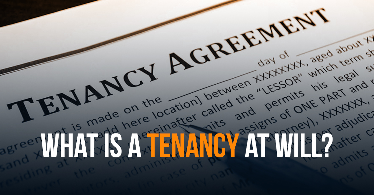 What Is Tenancy At Will in Nevada